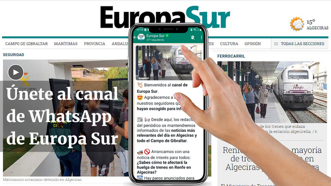 'Europa Sur' estrena canal en WhatsApp: síguenos para informarte de lo que más te importa.