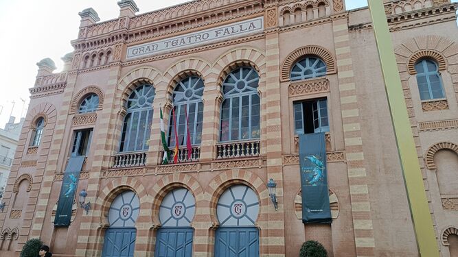 Portada del Gran Teatro Falla en Cádiz.