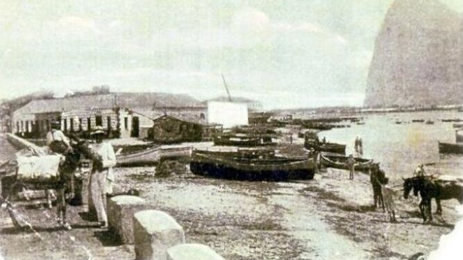 La playa de Poniente, en el siglo XIX